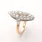 Bague 55 Bague vintage Or rose platine & Diamants 58 Facettes