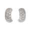 Boucles d'oreilles Boucles d'oreilles Demi créoles Or blanc Diamant 58 Facettes 3681511RV
