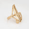 Bague Bague initiale lettre M vintage en or jaune 14 carats, taille 5, bijoux fins 58 Facettes G14011