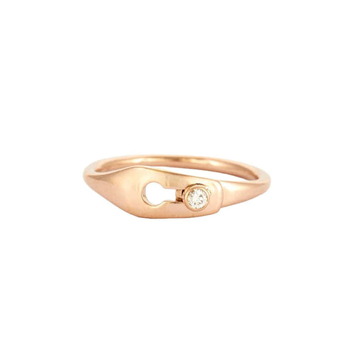 Bague 53 DINH VAN - Bague Serrure or jaune 58 Facettes BO/240013