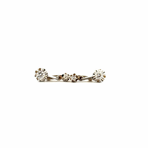 Boucles d'oreilles Dormeuse Or Jaune & Diamants 58 Facettes C2BO-GS34627-1