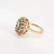 50 Bague diamant aigue-marine 4,50 ct vintage 58 Facettes G13369