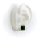 Boucles d'oreilles Clous d'oreilles pyramidaux en malachite Signature en or 14 carats 58 Facettes