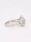 Bague Bague fleur or blanc diamants 58 Facettes J602
