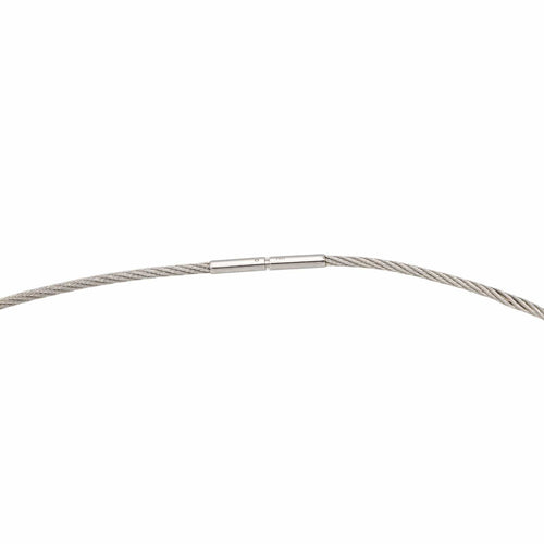 Collier Fred Collier Câble Or blanc 58 Facettes 3073952CN