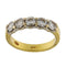 Bague Bague en or jaune et blanc avec diamants de 1,54 ct 58 Facettes G3683