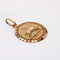 Pendentif Médaille or rose signe taureau 58 Facettes CVP119