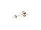 Boucles d'oreilles puce boucle d'oreille VANRYCKE valentine diamant 0.11 ct or blanc 18k 58 Facettes 266429