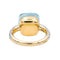 Bague 52 Pomellato Bague Nudo Or rose, Or blanc Topaze, Diamant 58 Facettes 4173823RV