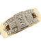 Bague Bague deux ors et diamants 58 Facettes 30163