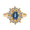 Bague 54 Bague Pompadour Or jaune Saphir 58 Facettes 3029098CN