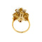 Bague 54 Bague fleur avec diamants 58 Facettes 34293