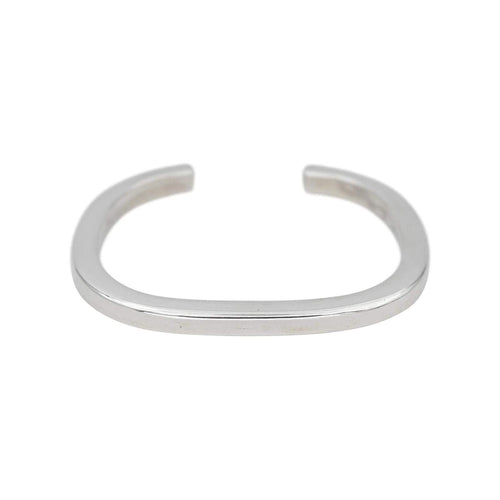 Bracelet Dinh Van  Bracelet Jonc Square Maillon Argent 58 Facettes 4744181CN
