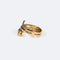 Bague 13 / Oro Giallo Bague contrarié avec serpent 58 Facettes ANL167