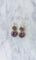 Boucles d'oreilles Boucles d'Oreilles Améthystes et Perles Or Rose 58 Facettes