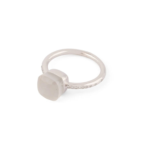 Bague 49 Bague or gris de la maison Pomellato,modèle Nudo 58 Facettes 1