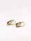 Boucles d'oreilles Dormeuses pampre de vigne or, émail vert et grenat 58 Facettes J330