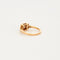 Bague 53.5 Bague art déco en or rose d'un diamant taille ancienne 58 Facettes