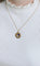 Pendentif Pendentif médaille astrologique Verseau, or et émail 58 Facettes