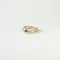 Bague 49 Bague or jaune et or blanc, diamant 58 Facettes INV012