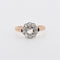 Bague 51 Bague Marguerite Or et Diamants circa 1900 58 Facettes 300-2