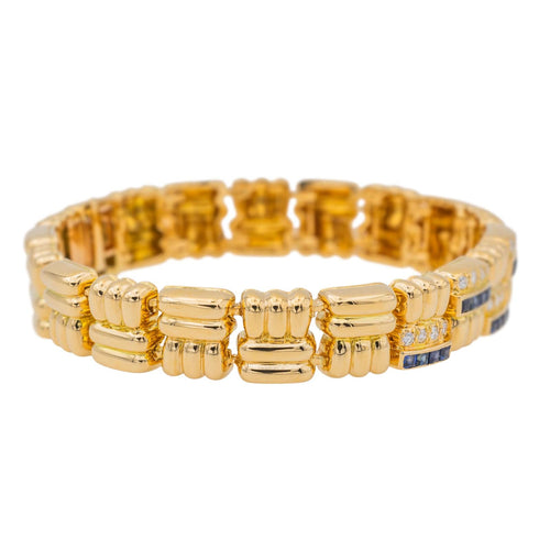 Bracelet Boucheron Bracelet Or jaune Saphir 58 Facettes 3704293CN