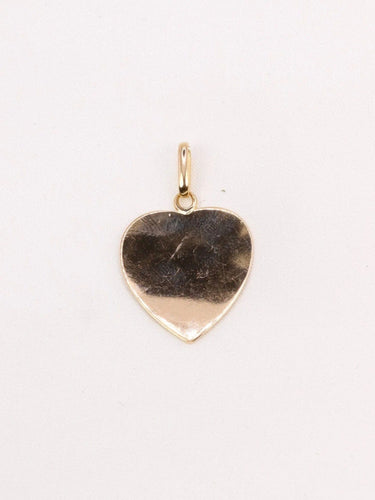 Pendentif AUGIS - Médaille amour coeur or jaune diamant rubis 58 Facettes J479