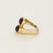 Bague 54 Bague toi et moi, or jaune et améthystes 58 Facettes BEA3348