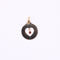 Pendentif Pendentif Plus Qu'hier Moins Que Demain Rubis et or jaune 18k 58 Facettes