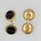 Boutons de manchette Boutons de manchette or et agate rubannée 58 Facettes 20-529