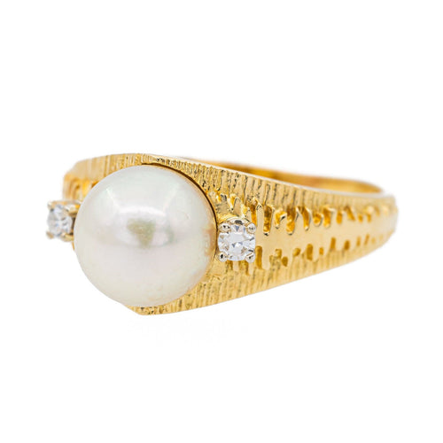 Bague 50 Bague Perle Or jaune Perle 58 Facettes 3132900RV