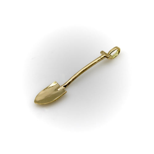 Pendentif Breloque ou pendentif en forme de pelle en or 18 carats 58 Facettes A2001H