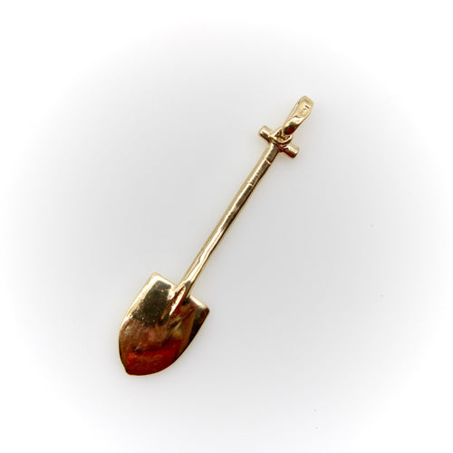 Pendentif Breloque ou pendentif en forme de pelle en or 18 carats 58 Facettes A2001H