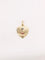 Pendentif Médaille amour Augis coeur Plus qu'hier moins que demain or jaune rubis 58 Facettes J476