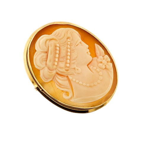 Pendentif Broche pendentif camée 58 Facettes 36055