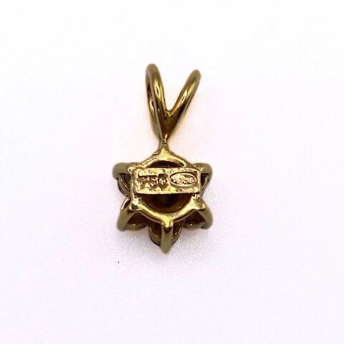 Collier Pendentif Entourage Or & Diamants 58 Facettes