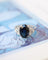 Bague Bague Art Déco Saphir Ovale et Diamants 58 Facettes A11073