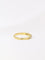Bague 52 Demi-Alliance américaine en or jaune et diamants 0.2 ct 58 Facettes J114