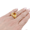 Bague 52 Bague Repossi "Coeur" or jaune, diamants, citrine. 58 Facettes 34359