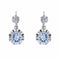 Boucles d'oreilles Boucles d'oreilles dormeuses aigues-marines et diamants 58 Facettes 24-193