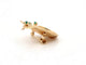 Broche vintage broche epingle tourbillon torsadee or emeraudes 58 Facettes 260447