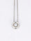 Collier CHAUMET Collier solitaire or blanc diamant 0,25 carat 58 Facettes J289