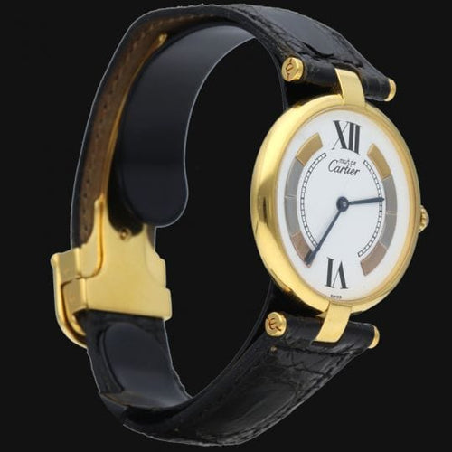 Montre Cartier Montre Must De Cartier Vermeil 58 Facettes MT41228