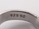 Bague 50 vintage bague HERMES en or blanc & argent sertie 12 diamants 58 Facettes 264288