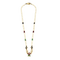 Collier Collier or jaune perles et pierres précieuses 58 Facettes BO/250008