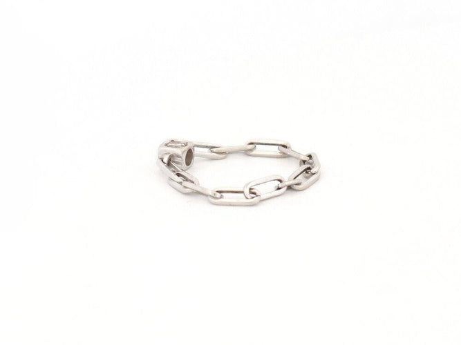 Bague 57 bague DINH VAN le cube diamant chaine s or blanc 58 Facettes 263841