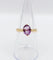 Bague 53.5 Bague cocktail art deco or jaune 18k ornée d'une améthyste 2,12 carats en sertis griffes 58 Facettes A04967