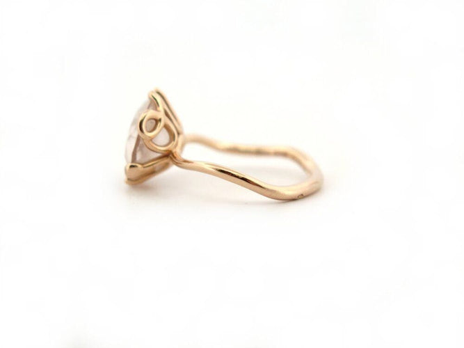 Bague 51 bague CHRISTIAN DIOR oui t 51 morganite diamants or rose 18k 58 Facettes 265917