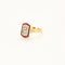 Bague 56 Bague Art Déco or jaune, rubis, diamants 58 Facettes 240 555