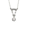 Collier Collier type négligé en or gris et diamants 58 Facettes MEA4702